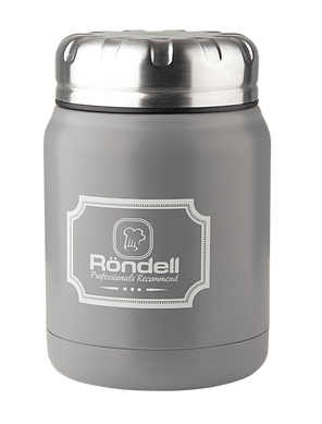 Термос для їжі Rondell Grey Picnic 500 мл RDS-943
