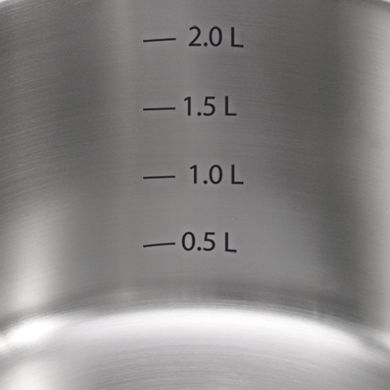Набір посуду Rondell 6 предметів Strike (gray) RDS-820
